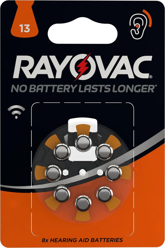 SD Varta Rayovac 13AU-8RR Hearing Aid Batteries | SD In Lebanon