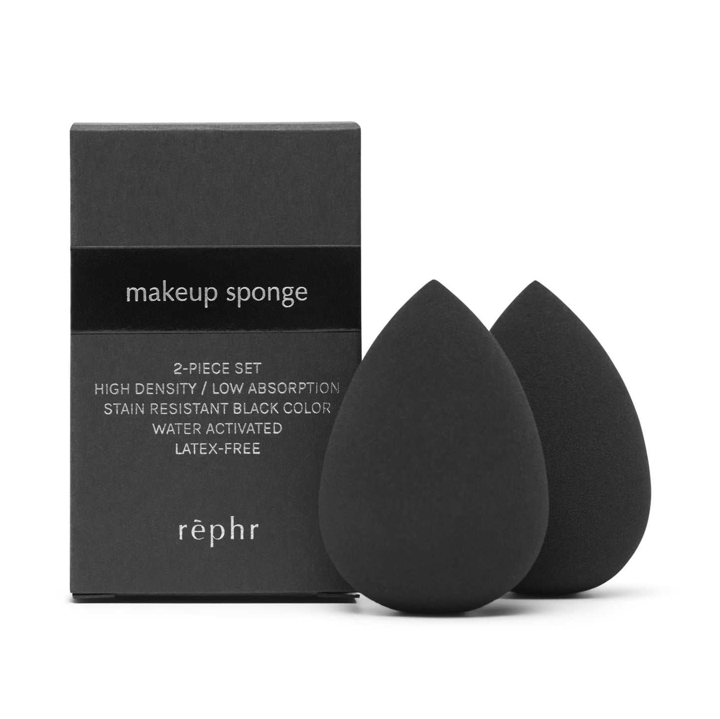 rephr® Makeup Sponge, Makeup Blender for Beauty Products including Liquid Foundation and Concealer, Professional Flawless Streak-Free Finish, Cruelty Free, Vegan, Latex Free, 2 count - Medaid International