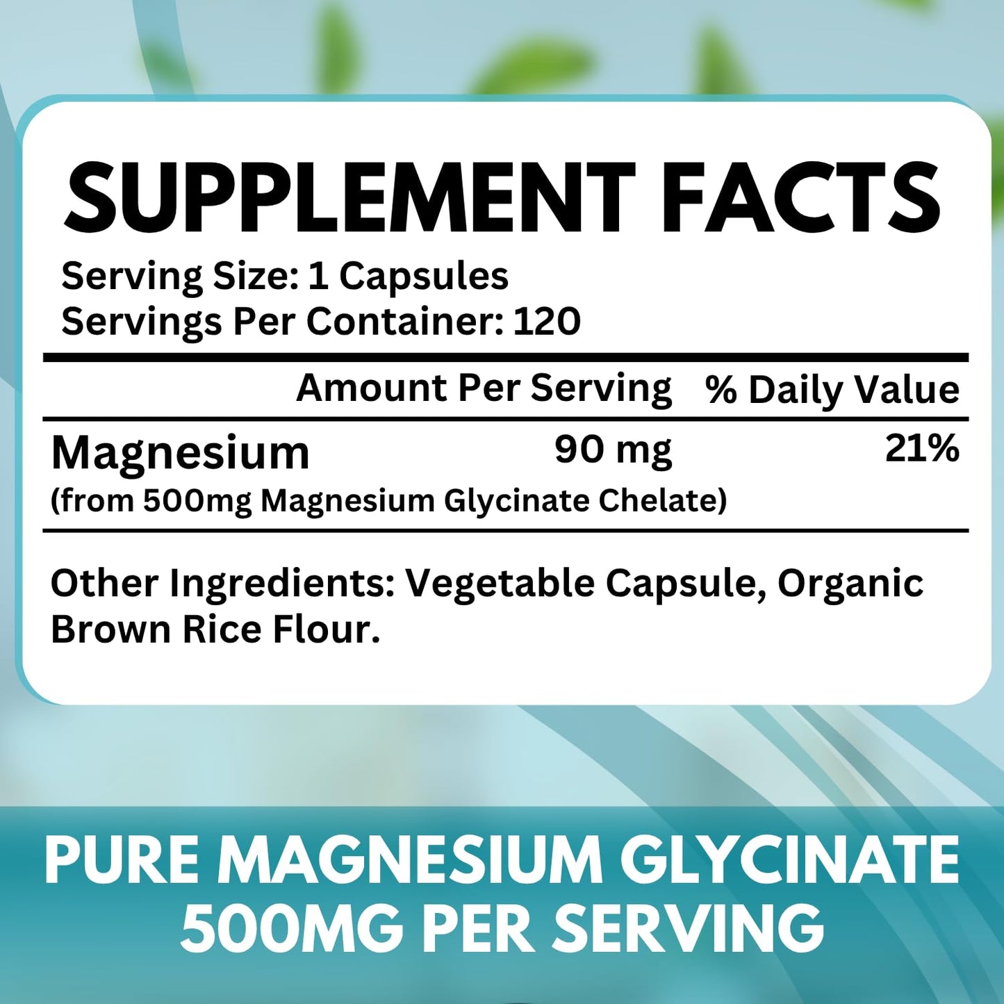 VitBoost Magnesium Glycinate 500mg – High Absorption Chelated Supplement – Supports Sleep, Muscle Recovery & Heart Health – Non-GMO, Vegan – 120 Capsules – Made in USA - Medaid International