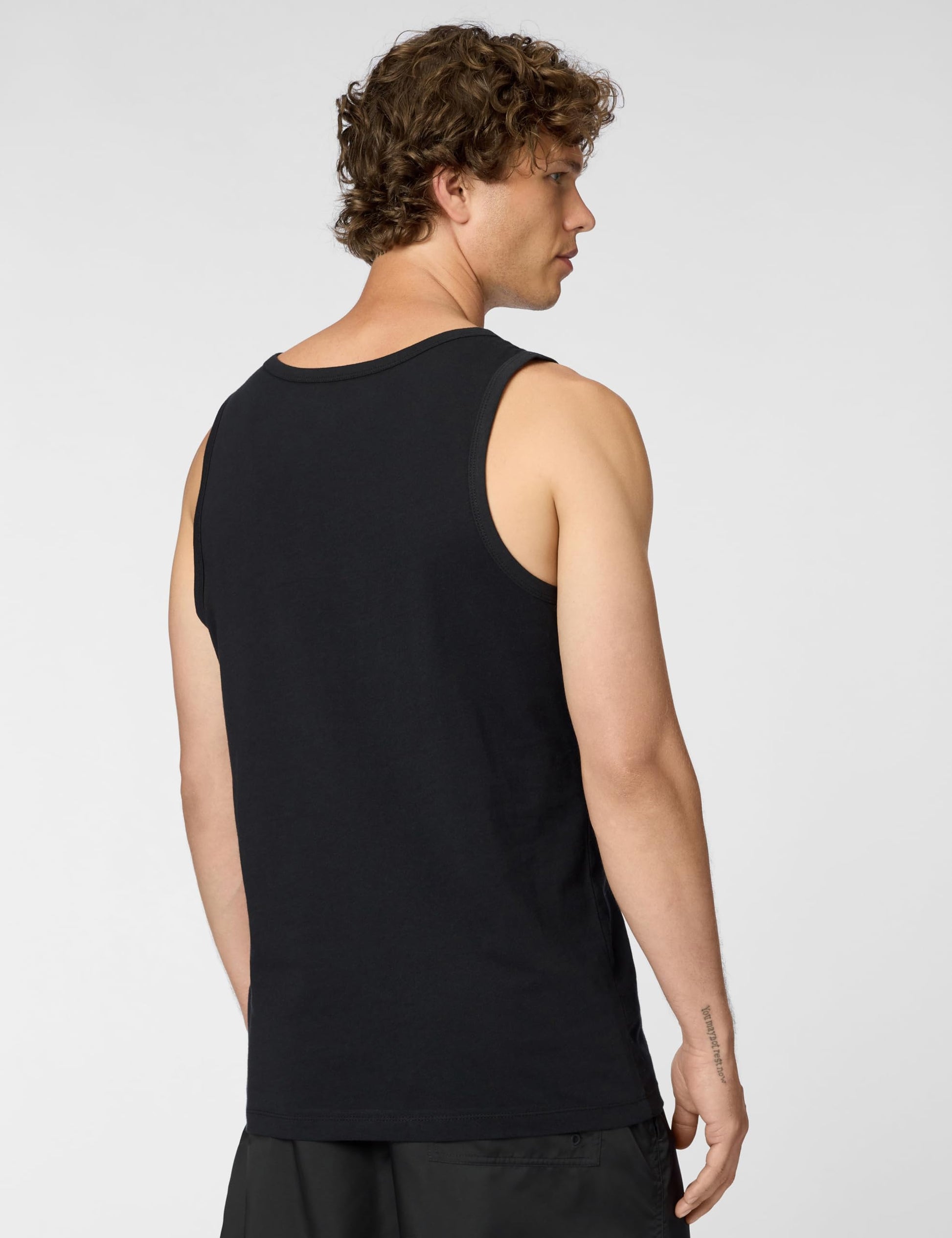 Nike Men's Sportswear Tank, Black/White, Large - Medaid International