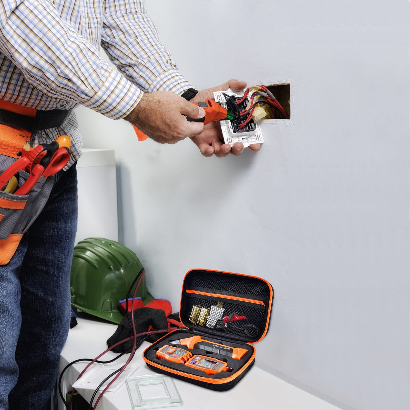 Storage Case for Klein Circuit Breaker Finder, Outlet Repair Kit & GFCI Tester - Box Only - Medaid International