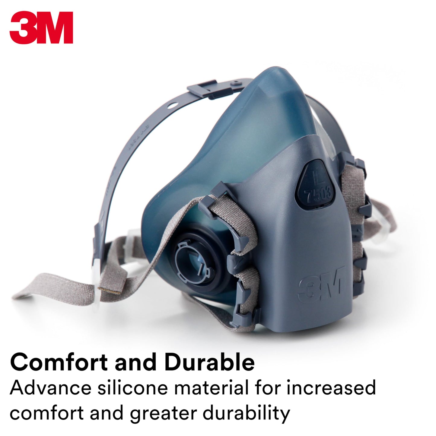 3M Half Facepiece Reusable Respirator 7502 Medium