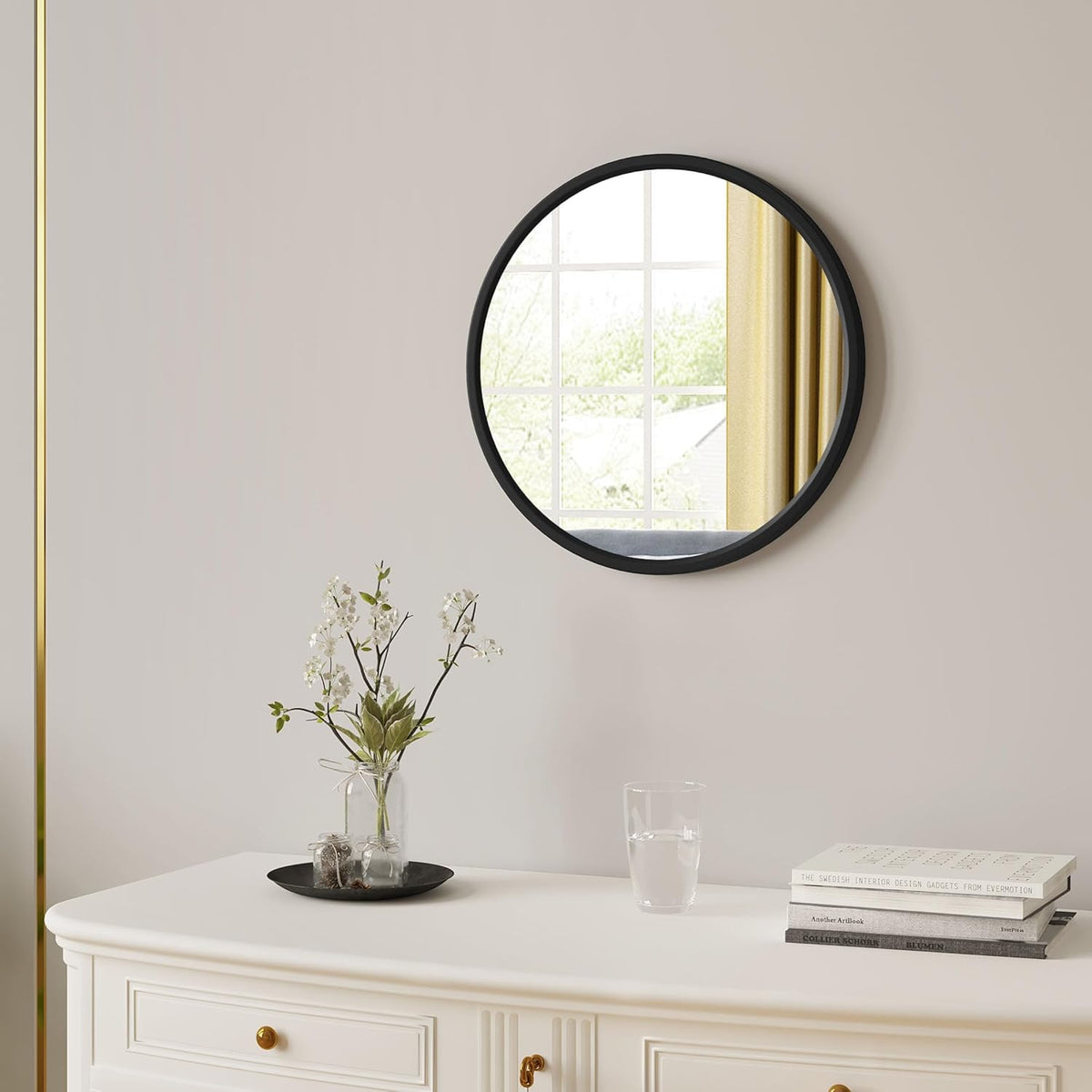 WOLTU Round Wall Mirror MB6094