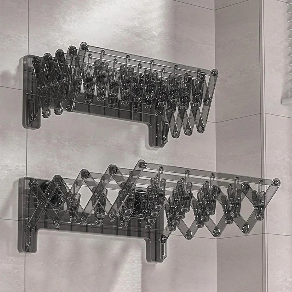 Foldable Sock Drying Rack – Space Saving Suction Design