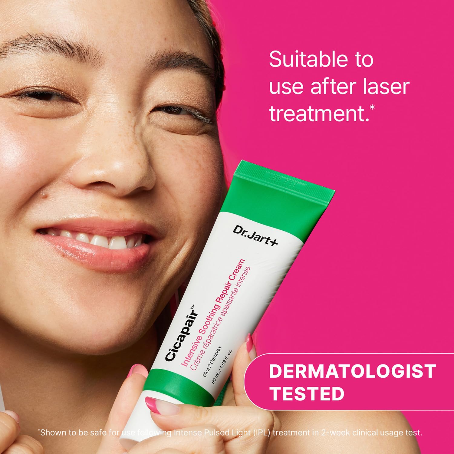 Dr.Jart+ Cicapair Sensitive Skin Korean Face Moisturizer for Redness and Barrier Repair with Centella Asiatica | Korean Skin Care | Travel Size, 0.51 Fl Oz - Medaid International