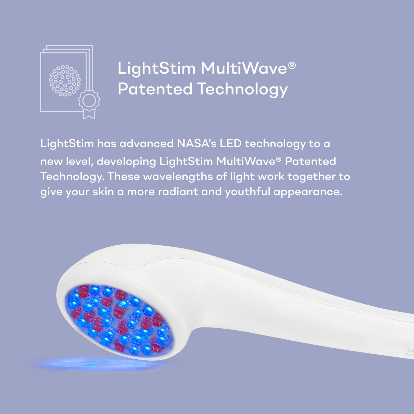 LightStim for Acne LED Red Light Therapy, FDA cleared for mild to moderate acne, reduce acne, calm existing breakouts & restore your skin’s healthy appearance 36 Blue & Red LEDs, 415 & 630 wavelengths - Medaid International