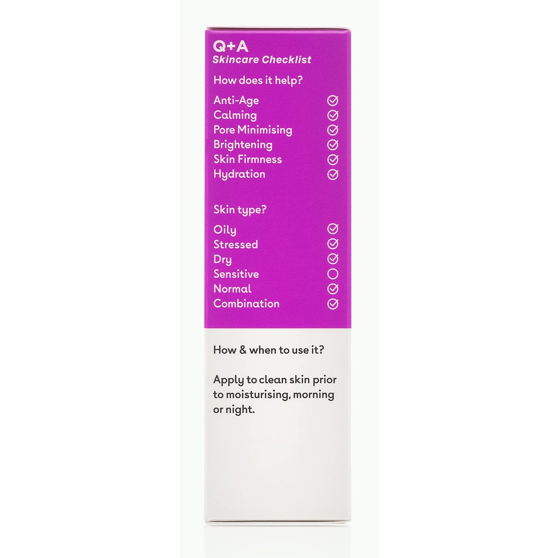 Q+A Azelaic Acid Balancing Serum (30ml), Natural Face Serum with Zinc PCA and Antioxidant Super Grains, Fragrance Free Skincare, Calms Blemishes and Smoothes Skin - Medaid International