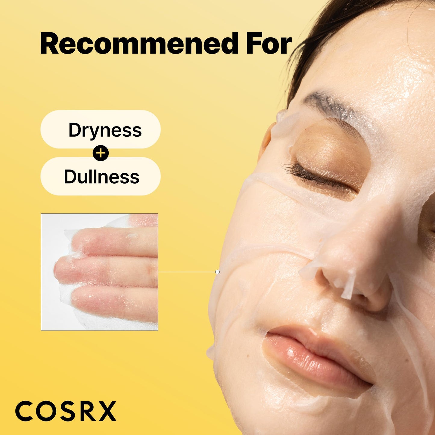 COSRX Snail Mucin Sheet Mask 10 EA with Snail Mucin Serum, Self Care, Face Masks for Dry, Sensitive Skin, Not Tested on Animals, No Parabens, No Sulfates, Korean Skin Care, Stocking Stuffers - Medaid International