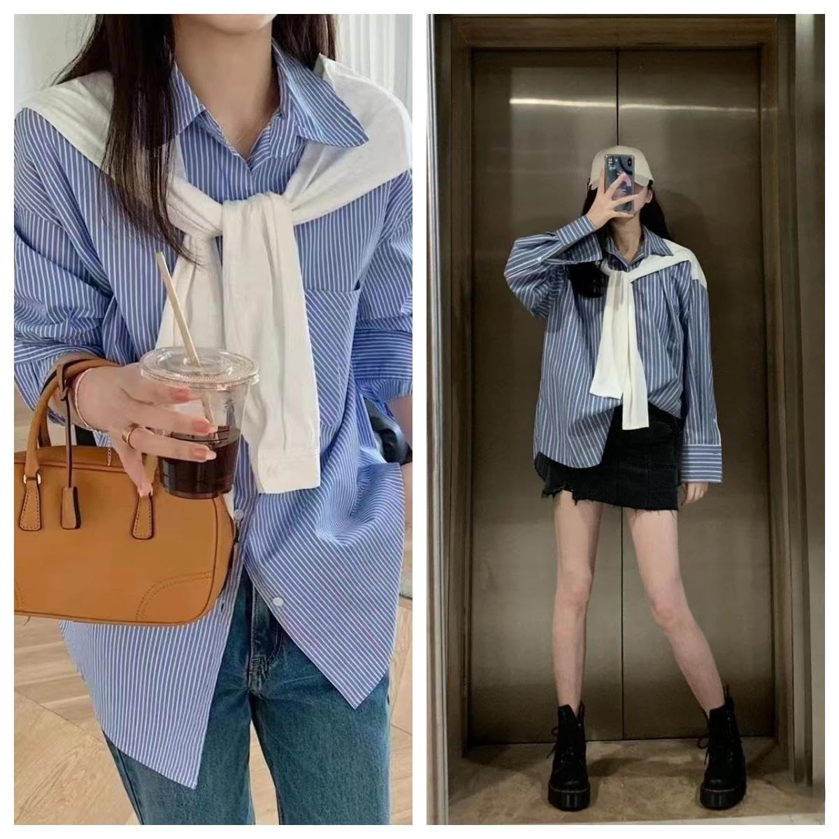 Shawl Wraps for Women,Warm Knitted Knotted Shoulder Scarf with Lightweight Design,Easy to Match with Office Wear Casual Outfits and Daily Commute Layers in Fall and Winter White, One Size