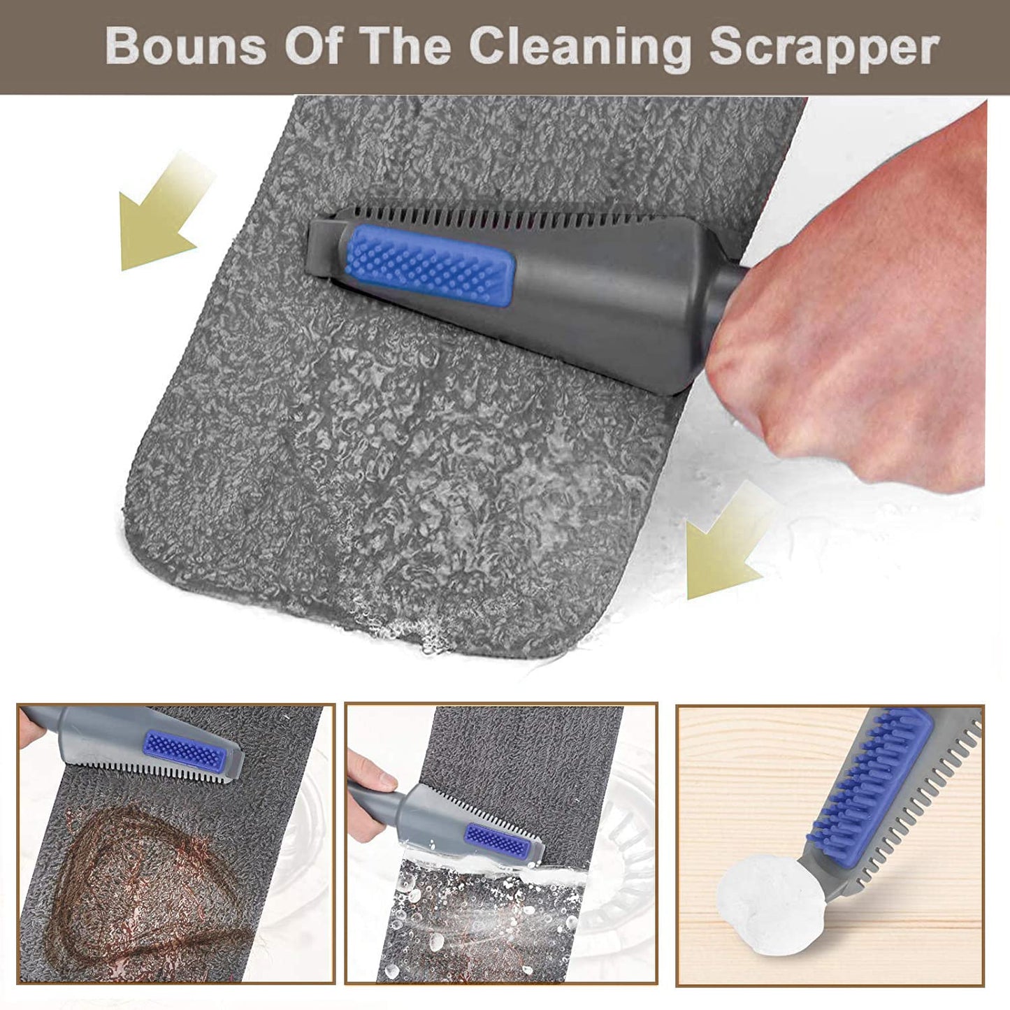 Microfiber Spray Mop for Floor Cleaning, Dry Wet Wood Floor Mop with 3 pcs Washable Pads, Handle Flat Mop with Sprayer for Kitchen Wood Floor Hardwood Laminate Ceramic Tiles Dust - Medaid International