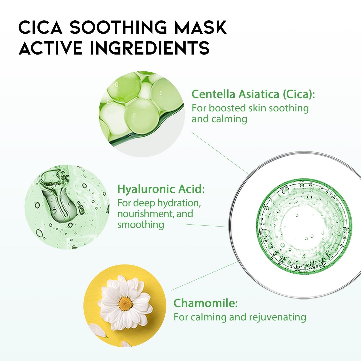 Hydrating Sheet Mask Starter Kit Variety Pack for Skin Care, Dry, Ance, Sensitive Skin, Korean Vegan Facial Sheet Mask for Men & Women, Collagen, Cica, Ceramide, Hyaluron, Retinol 5EA - Medaid International