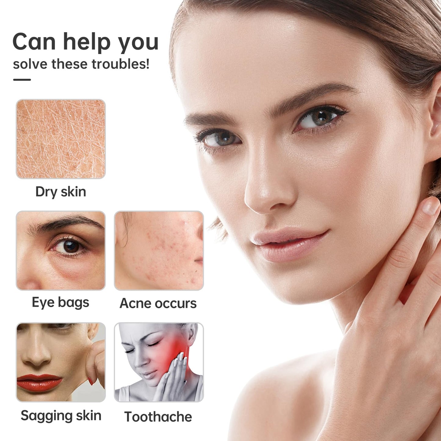 Ice Roller for Face and Eye, Ice Face Roller, Ice Roller Skin Care Tools Gifts for Women , Silicone Ice Mold for Beauty(Black) - Medaid International