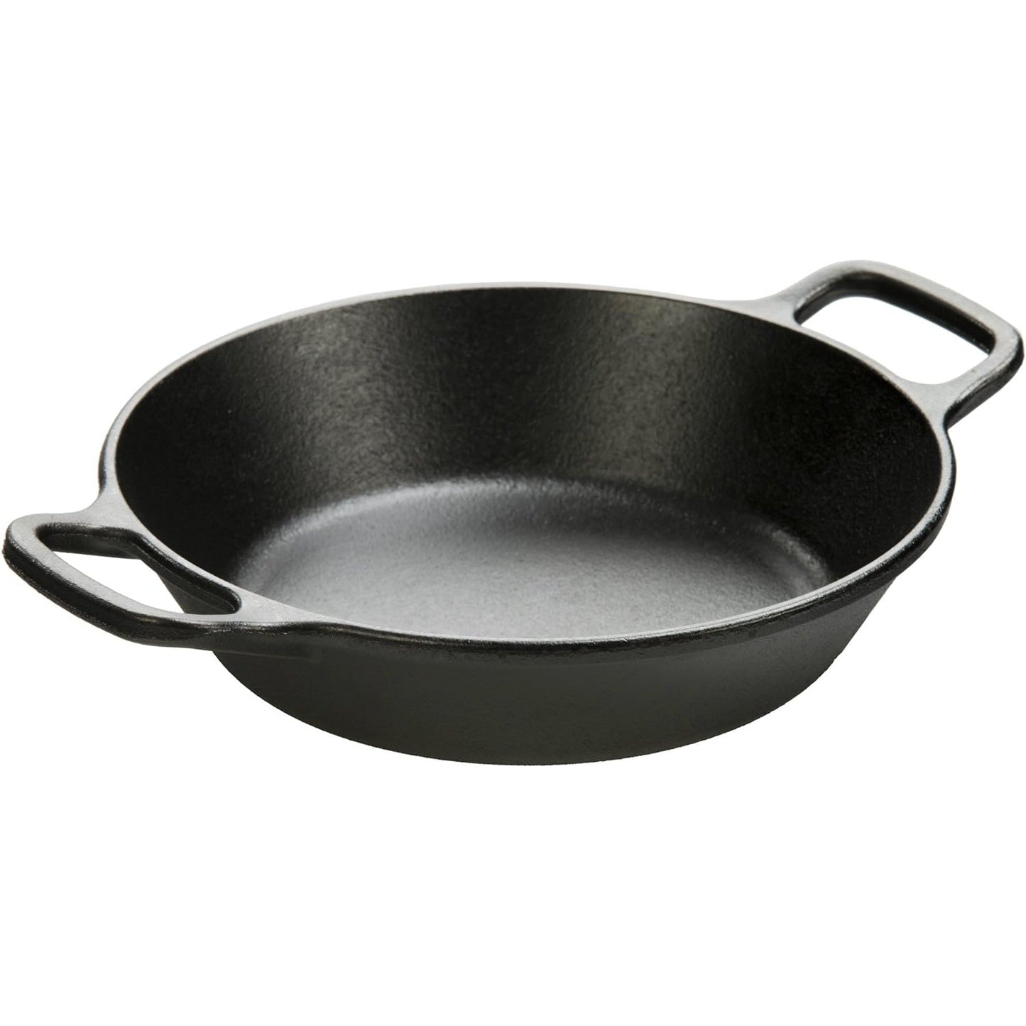 Lodge L8Skl Dual Handle Pan/Skillet, Black, W 27.2 X H 5.1 X L 32.5 Cm, 10.25 Inch, Cast Iron - Medaid International