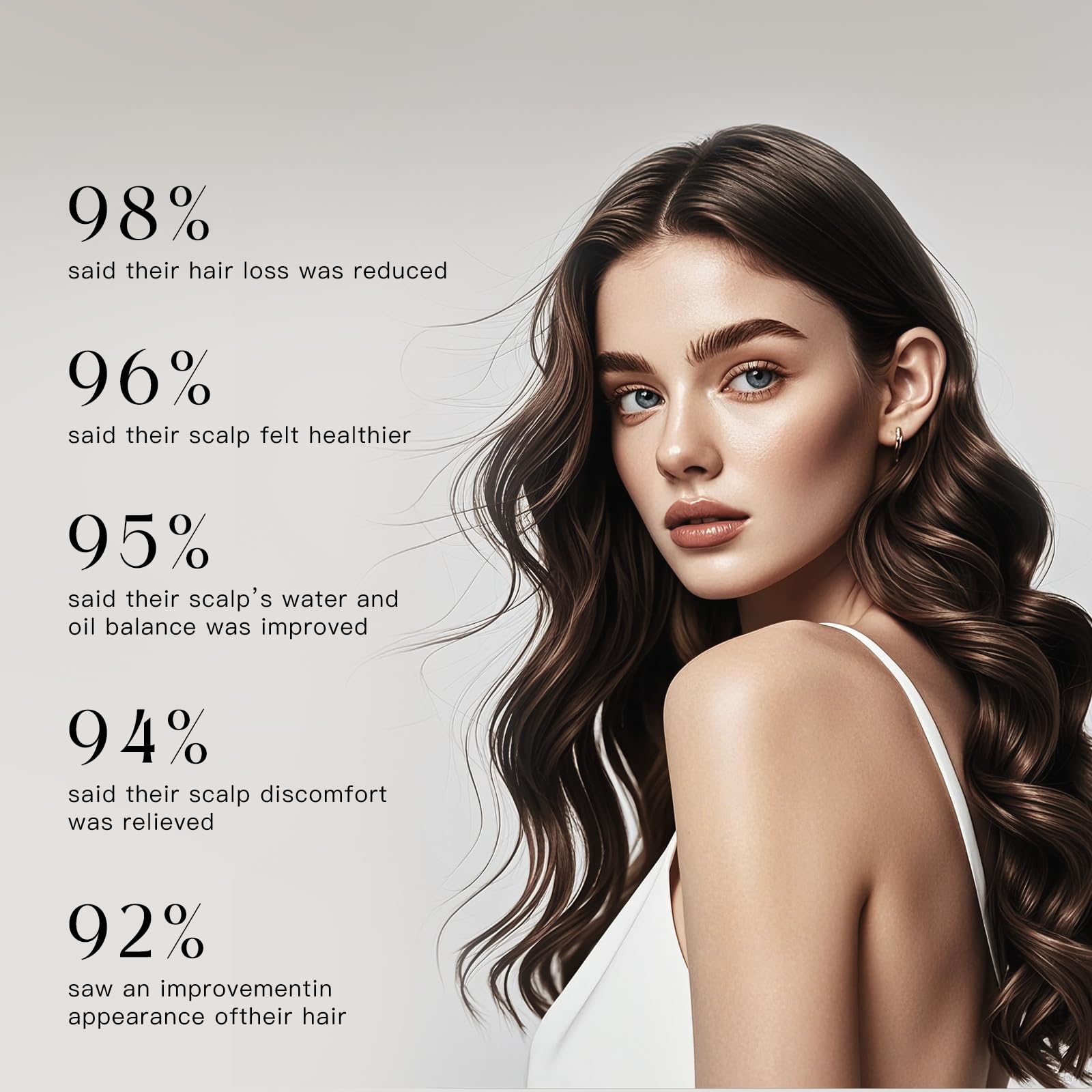 ALLOWISH Hair Growth Serum 95 ml - Rosemary Hair Thickening Serum with Biotin, Caffeine for Hair Thinning & Shedding – Promotes Healthy Scalp, Fuller, Nourish, Strengthens Roots - Medaid International