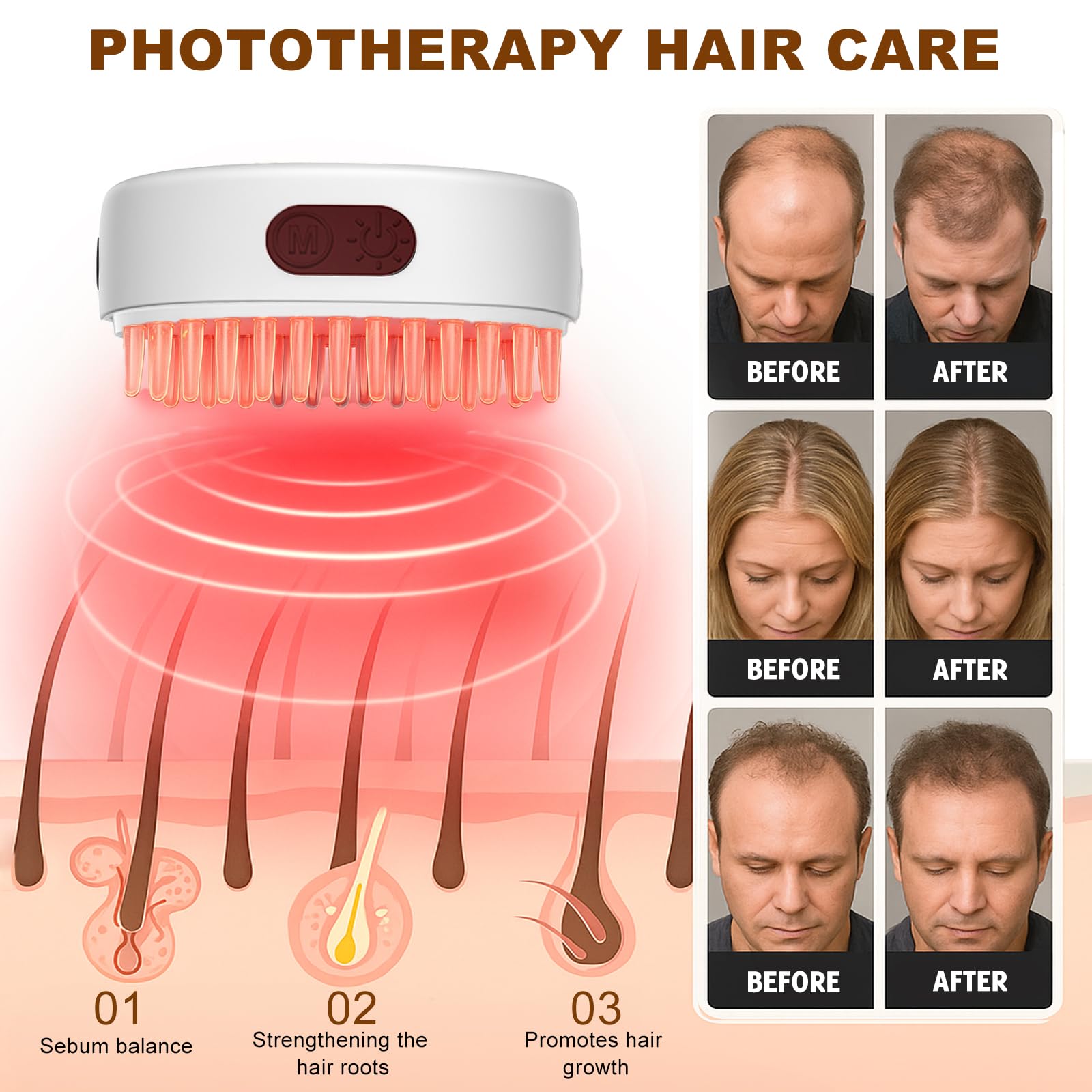 Laser Hair Growth Comb - Medaid International