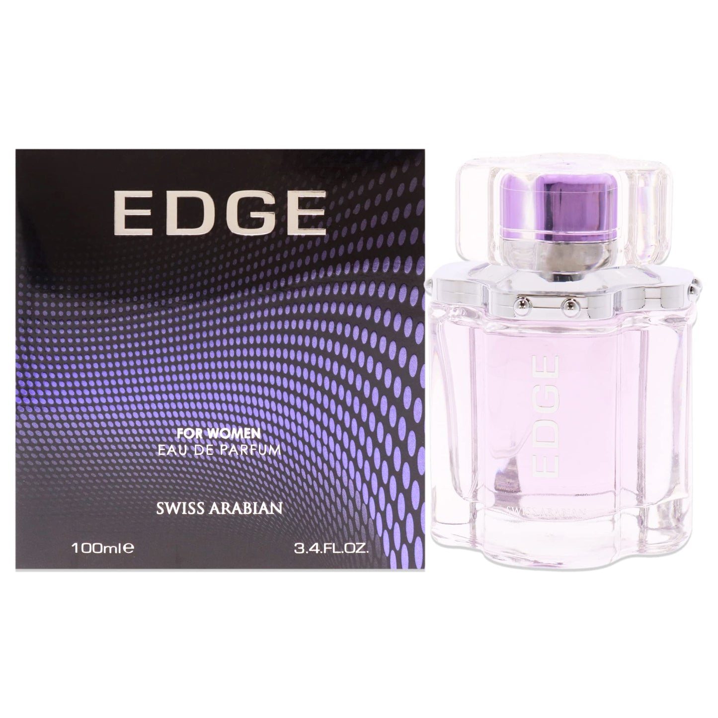 Swiss Arabian EDGE - Luxury Products From Dubai - Long Lasting And Addictive Personal EDP Spray Fragrance - A Seductive Signature Aroma - 3.4 Oz - Medaid International
