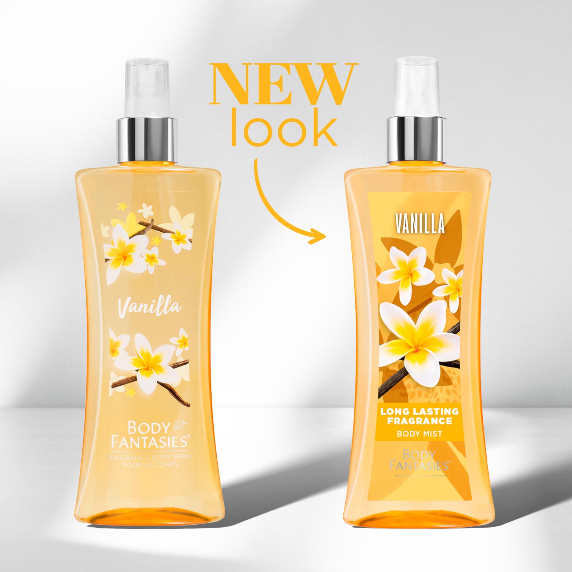 Body Fantasies Fragrance Body Spray, Vanilla, 8 Ounce - Medaid International