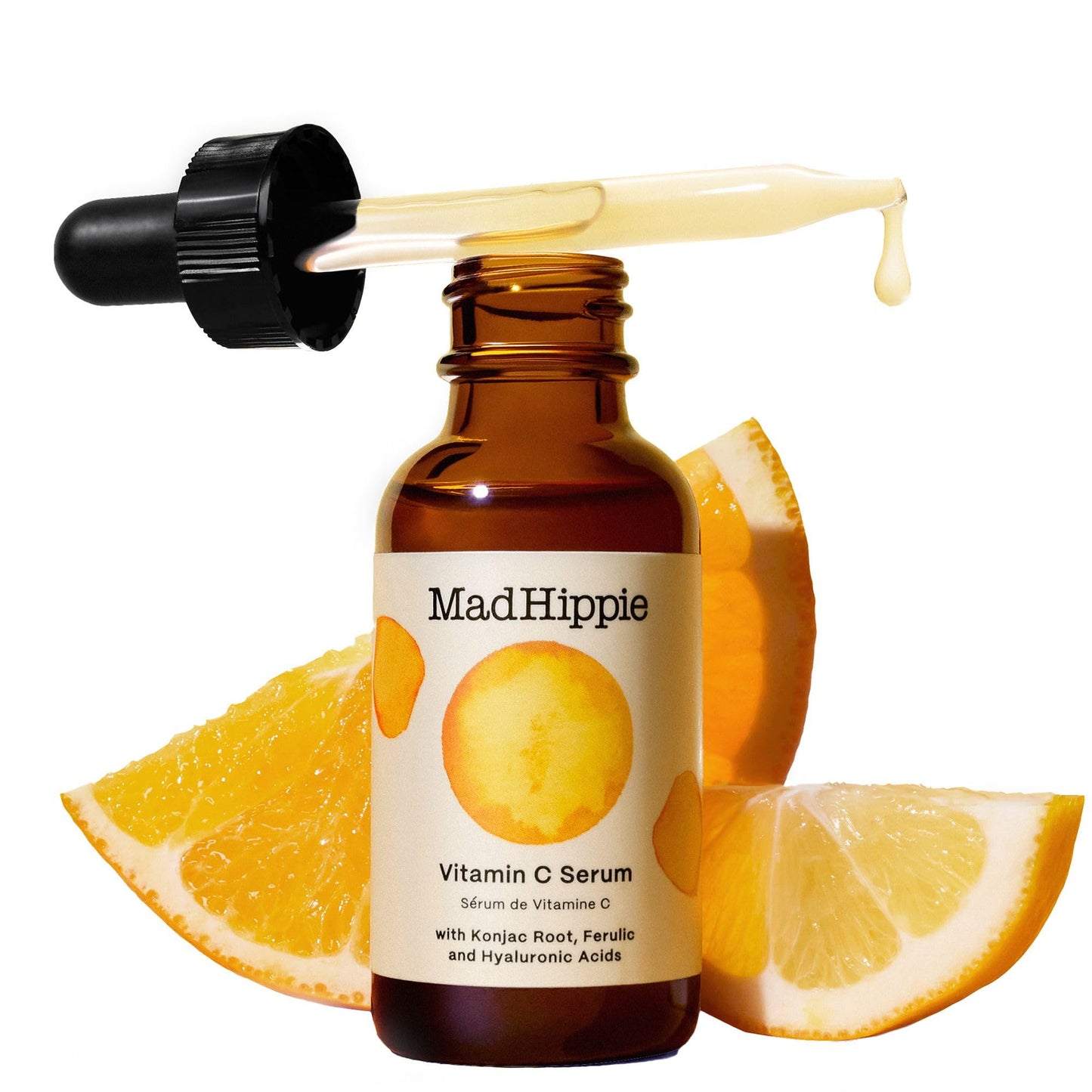 Mad Hippie Vitamin C Serum, Ultra-Hydrating with Hyaluronic Acid, Ferulic & Vitamin E, Anti-Aging, Glow Up Essentials, Cruelty-Free Skin Care, 1.02 Oz - Medaid International