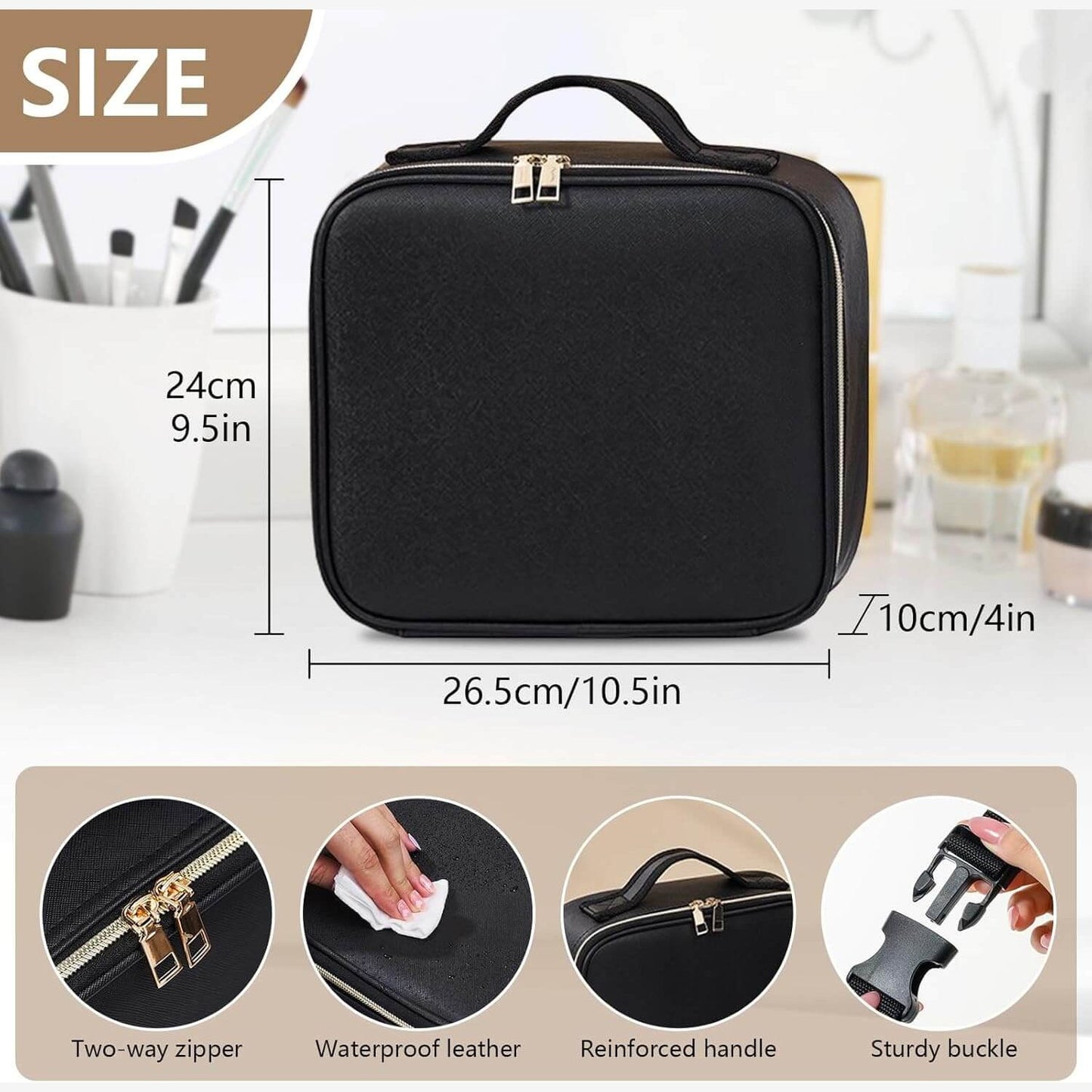 Smart LED Makeup Bag