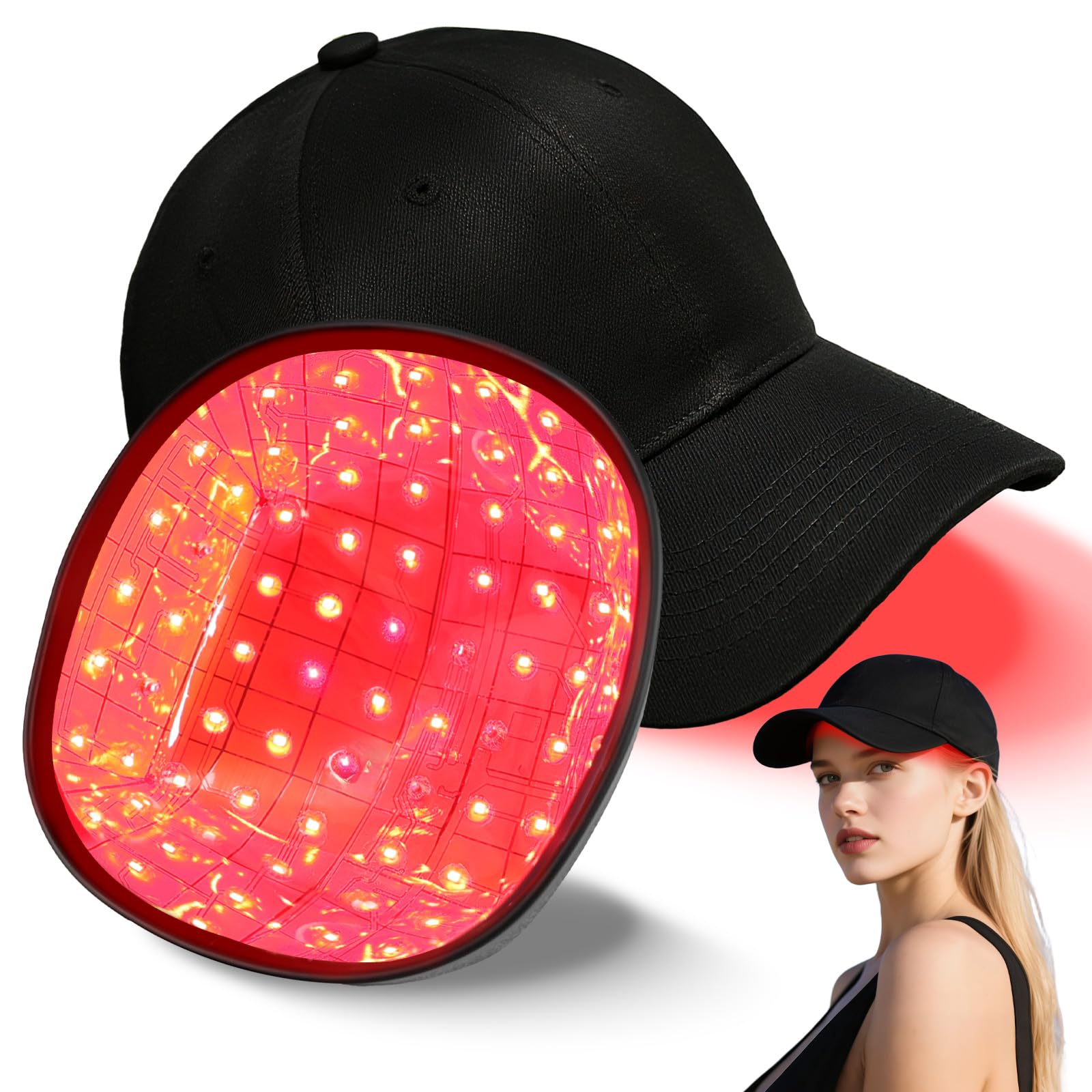 Red Light Therapy Cap for Hair Growth - Hair Regrowth Treatment Device for Men & Women, Red Light Therapy Cap for Hair. - Medaid International