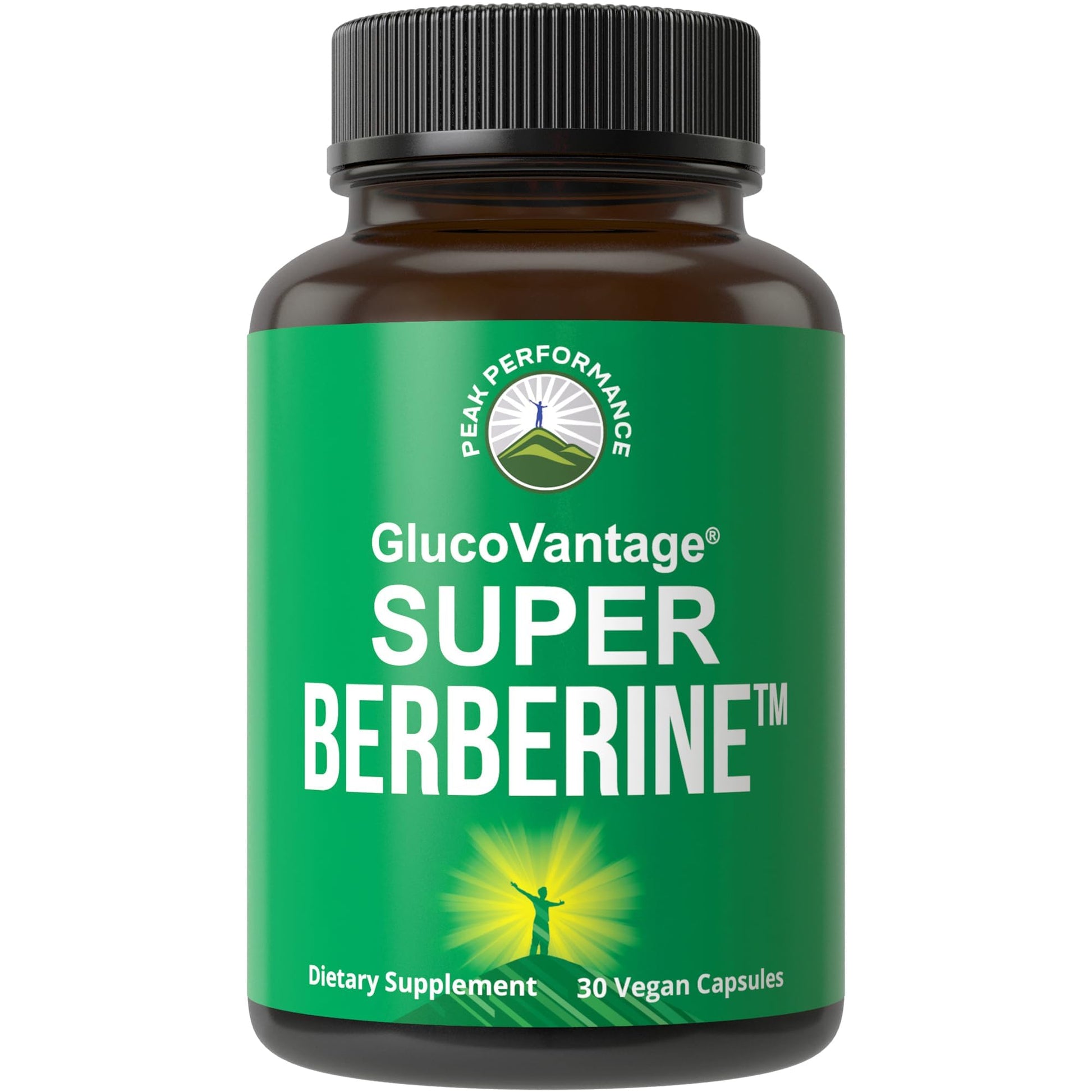 Dihydroberberine Super Berberine Supplement - GlucoVantage® 200mg Now 5X More Effective Than Regular Berberine HCL Powder Capsules. Metabolism Support Keto Friendly Plus Vegan Extract Pills - Medaid International