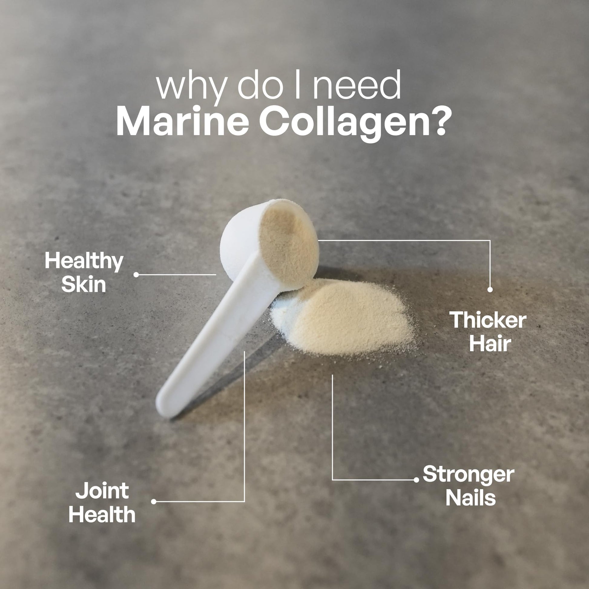 SUNNA SUPPLEMENTS Marine Collagen Powder - Pure Fish Peptides (Type 1 Collagen) - High Strength for Skin, Hair, Nails, and Joints - Non-GMO & Unflavoured - 250g Pouch - Medaid International