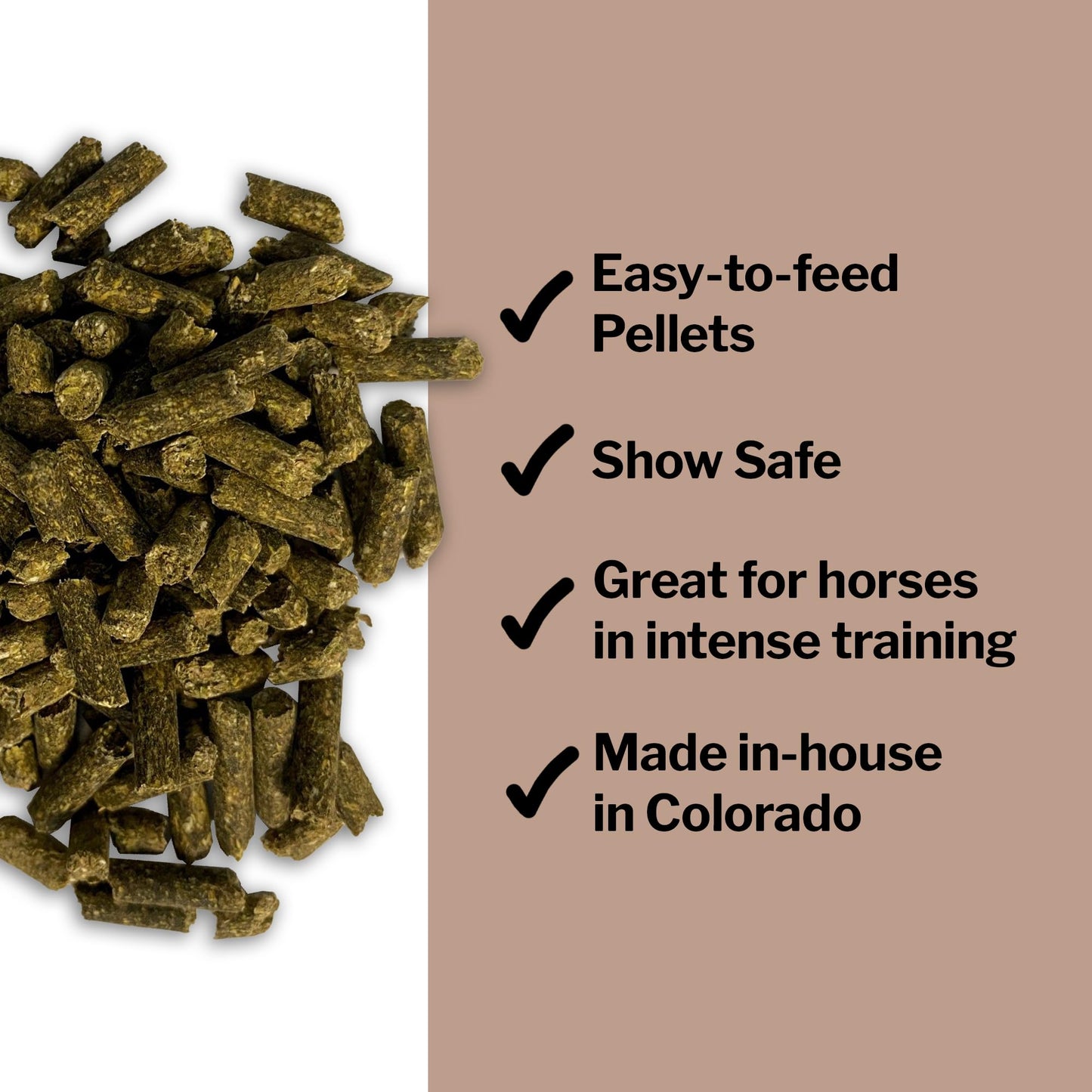 Formula 707 MuscleMx Equine Supplement, 10 lb Bag – Conditioning Support and Muscle Builder for Horses with Lysine, Gamma Oryzanol, Creatine & OKG - Medaid International