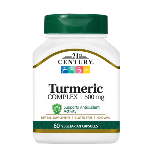 21st Century, Turmeric Complex, 500 mg, 60 Vegetarian Capsules