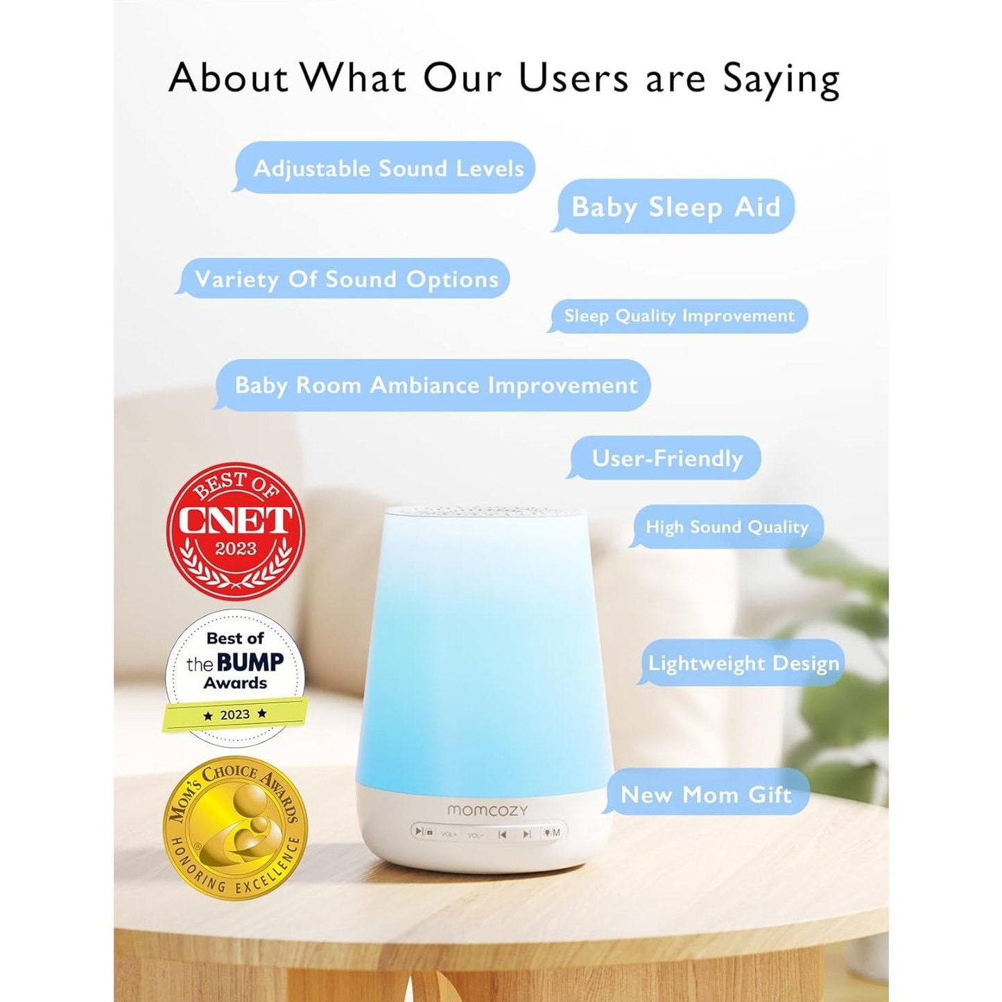 Momcozy Smart Baby Sound Machine Wn02
