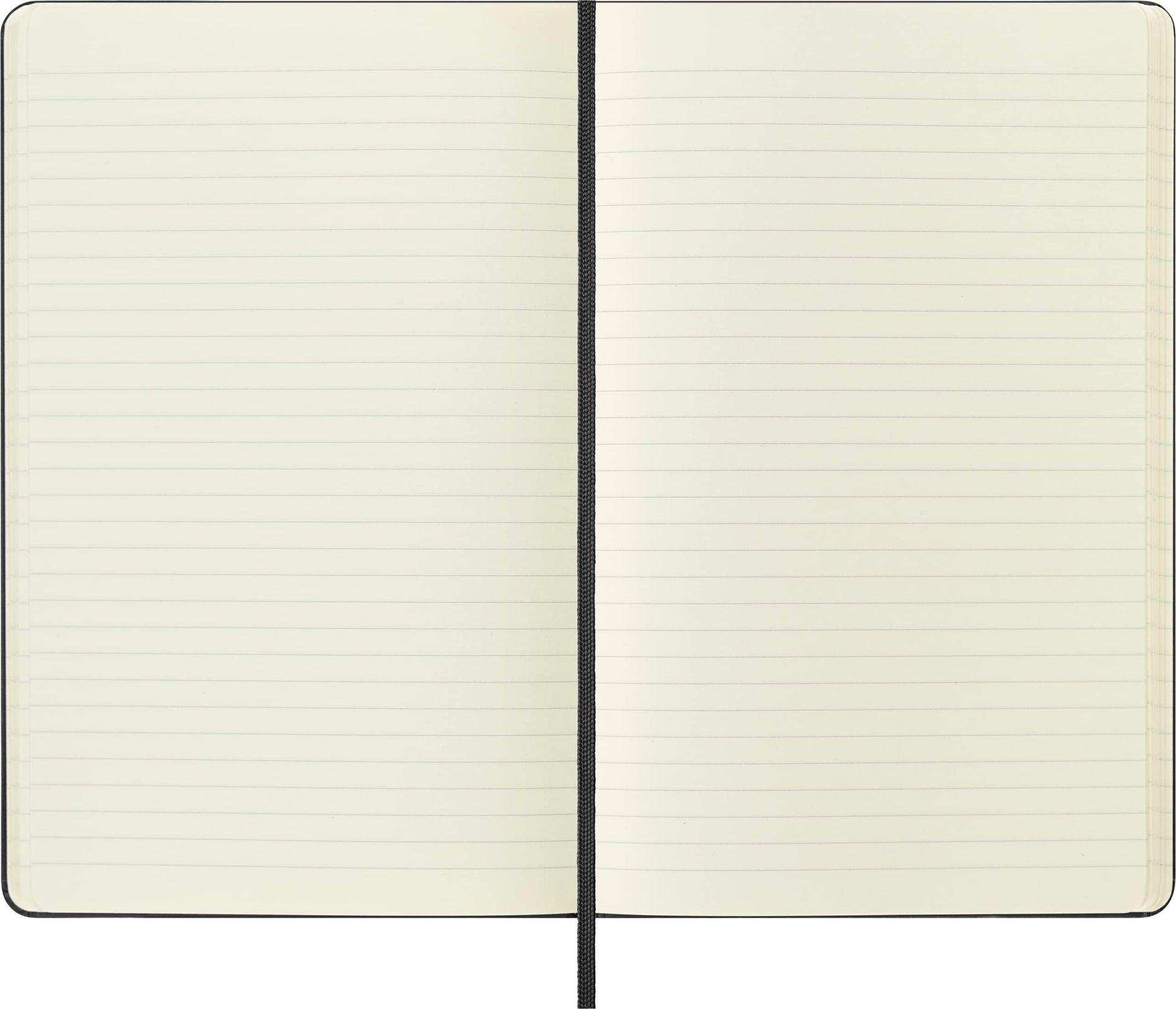 Moleskine Classic Notebook, Large, Ruled, Black, Hard Cover (5 x 8.25) - Medaid International