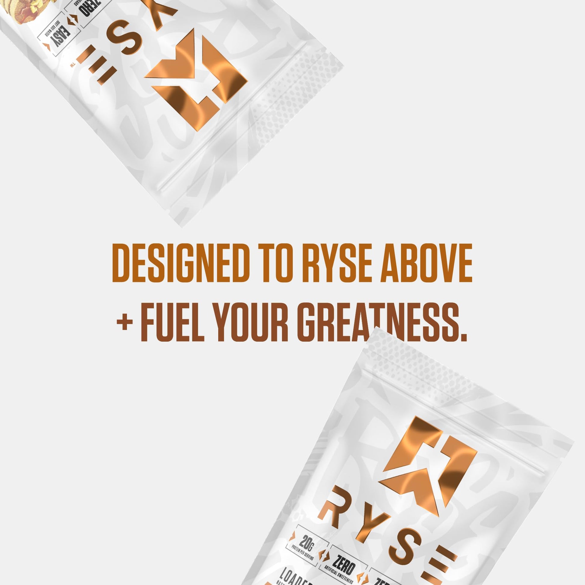RYSE Loaded Protein Pancake & Waffle Mix - Buttermilk - Naturally Sweetened Breakfast with 21g Protein, 3g MCTs and 2g Fiber - No Added Sugar - High Protein Snack for Clean Energy - 6 Servings - Medaid International