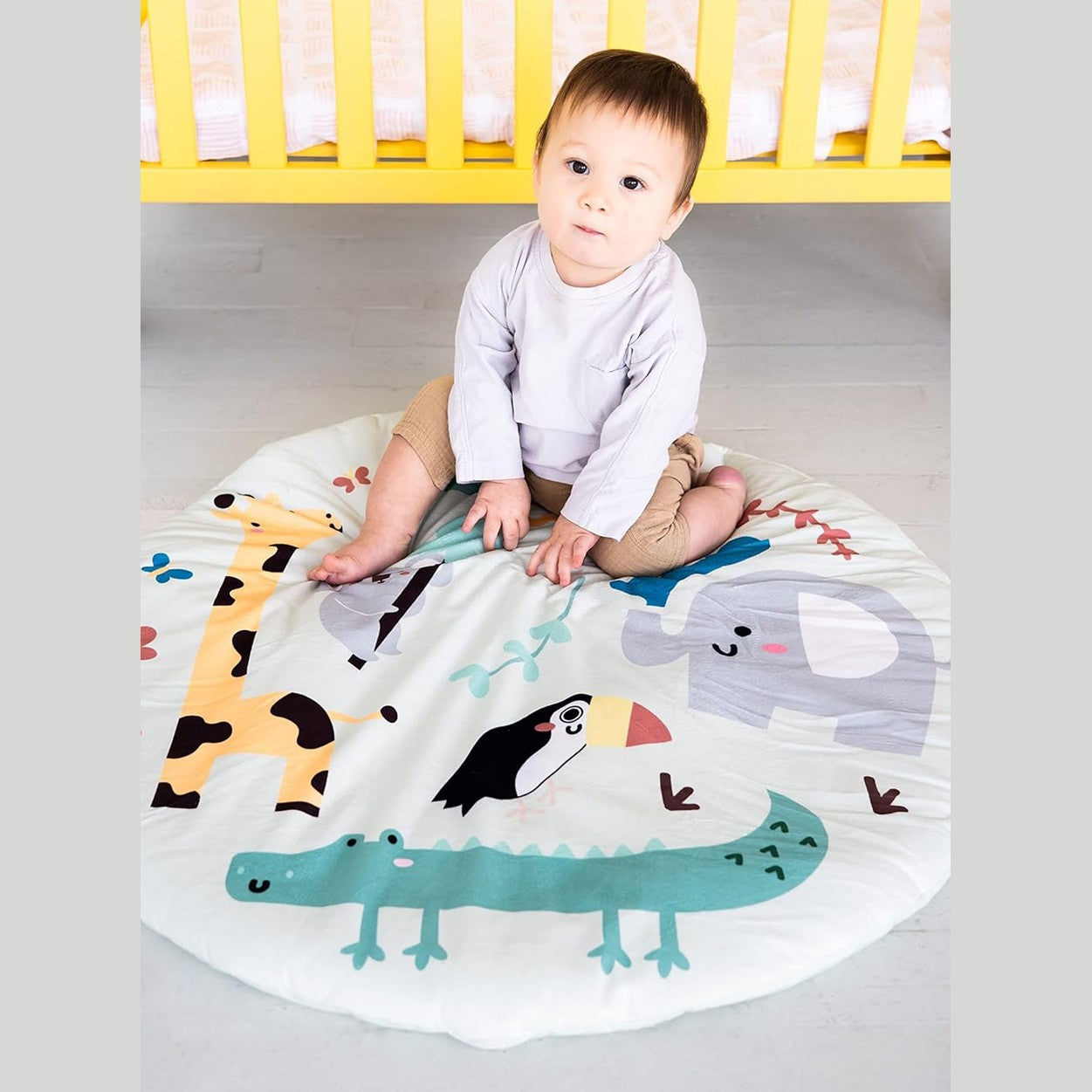Pearhead - Plush Play Mat - Animals