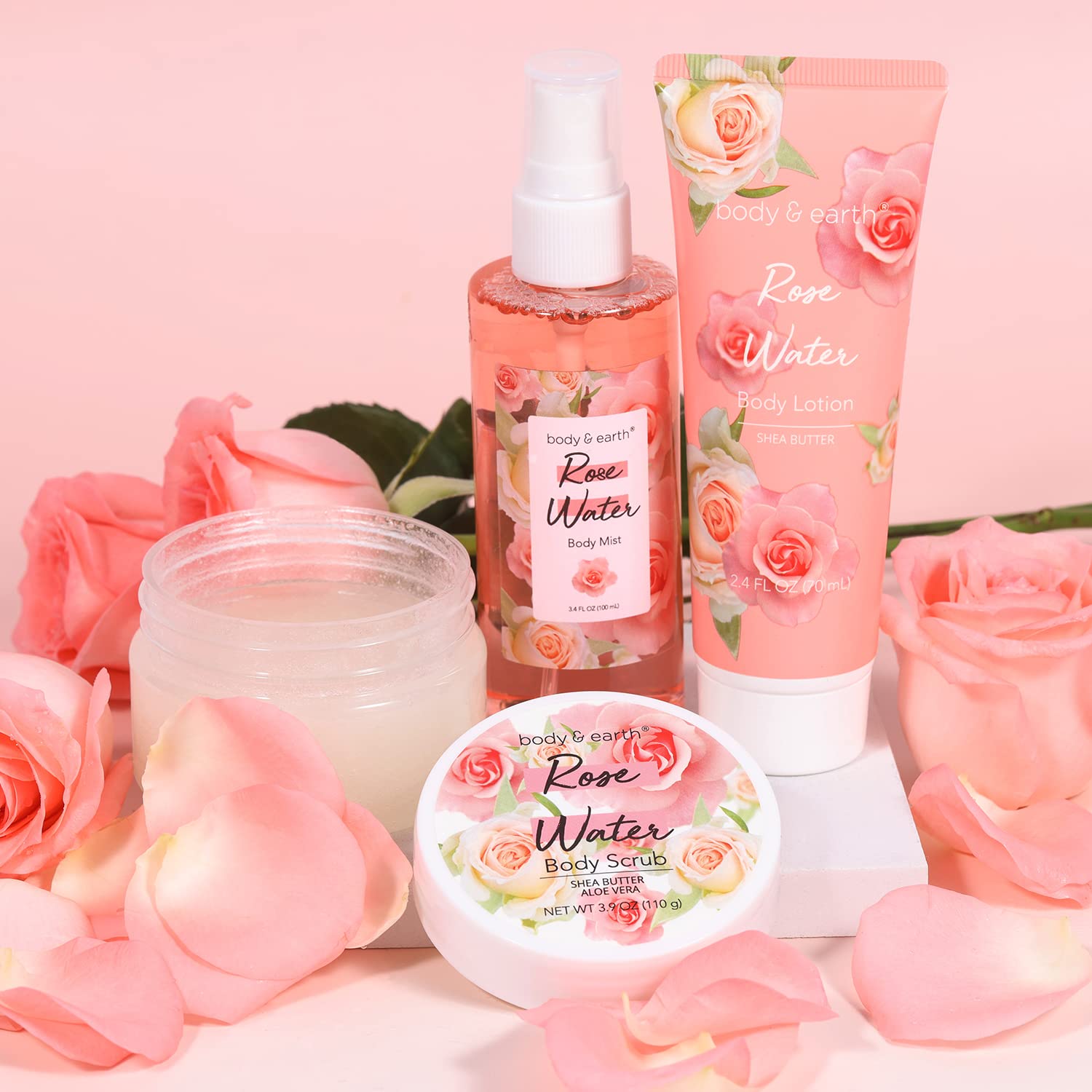 Fragrance Gift Set For Women, Body & Earth Valentine's Day Gift, Perfume for Women - Medaid International