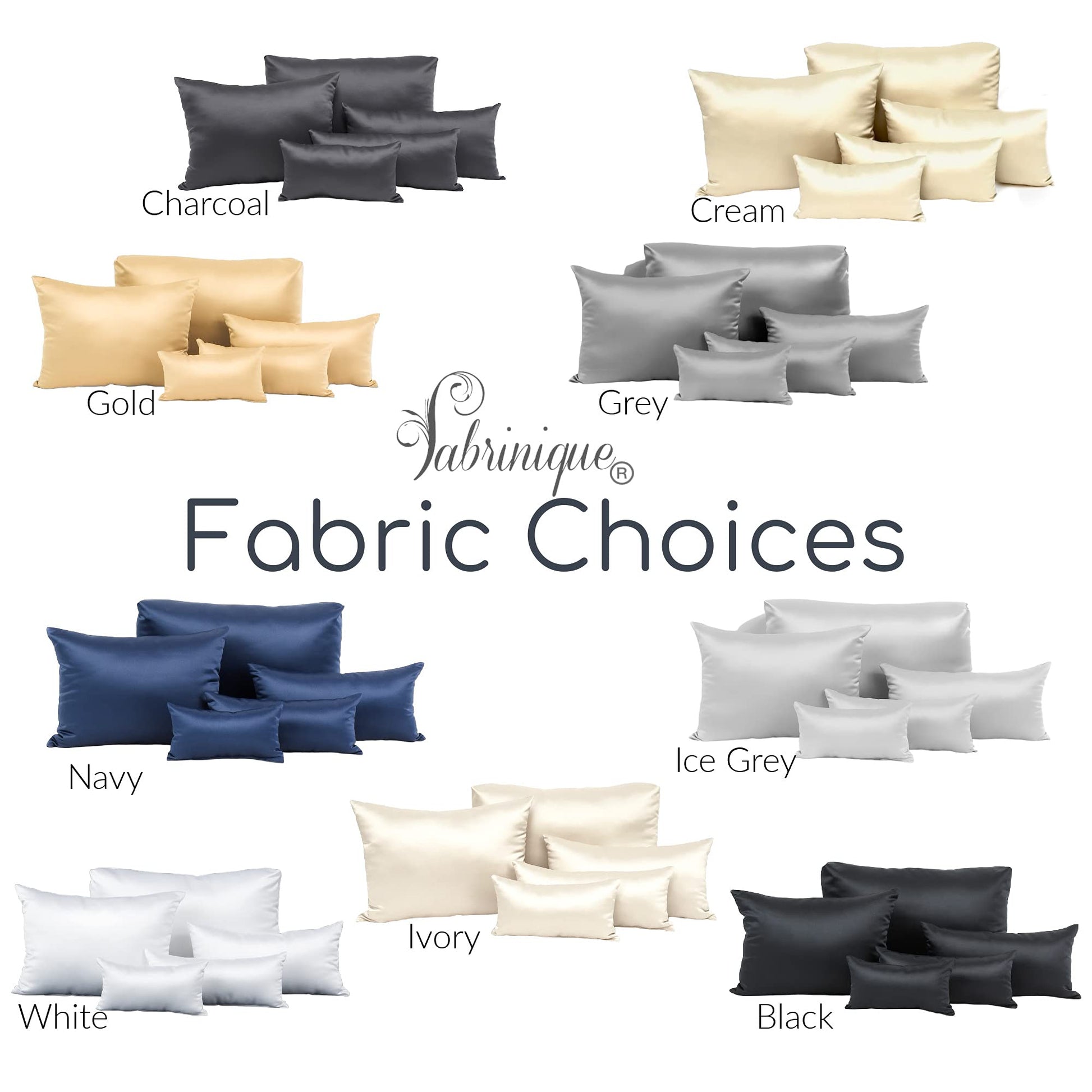 Purse Insert Pillows Set - Cushioned Handbag Fillers by Fabrinique - Starter Set of Indivdual Inserts - Prevents Creases and Damage (ice Grey, XXS-S, 3PC Set) - Medaid International