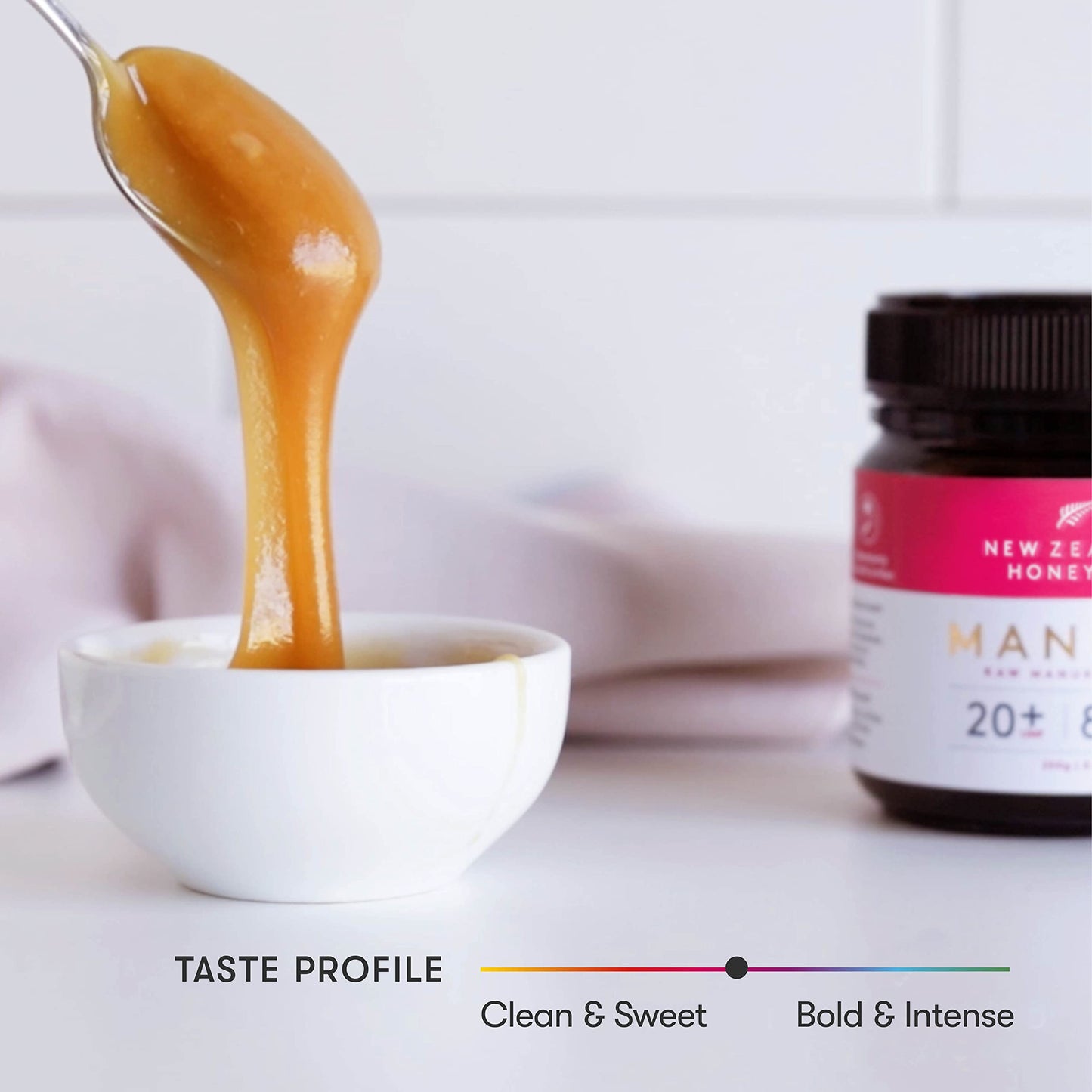 New Zealand Honey Co. Raw Manuka Honey UMF 20+ / MGO 829+ | UMF Certified | 4.4oz | Medical Grade Raw Honey - Medaid International