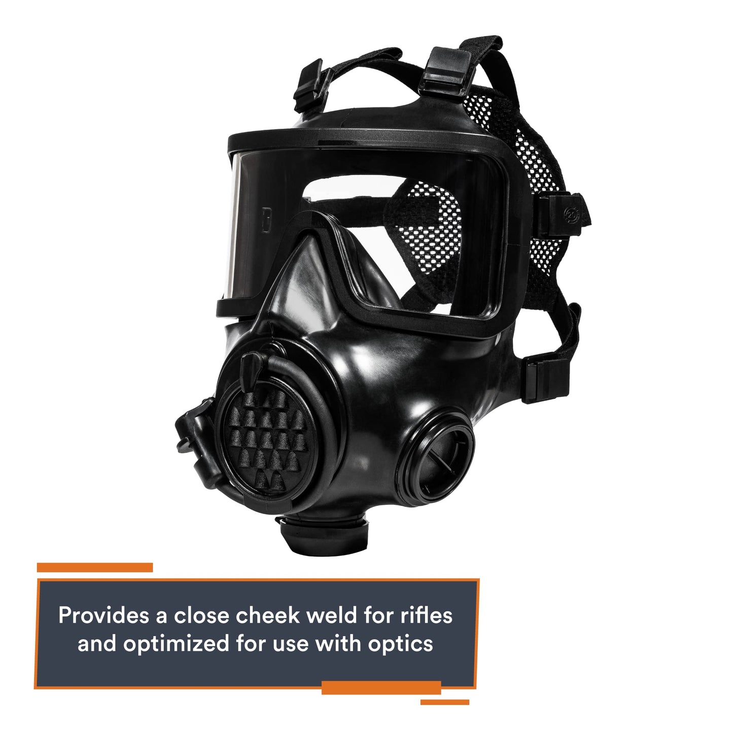 MIRA SAFETY CM-8M Full-Face CBRN Gas Mask W/Canteen - Reusable Survival Nuclear Chemical Respirator for Prepper Gear and Supplies - Best Particulate Protection for Disaster, Tactical, & General Use
