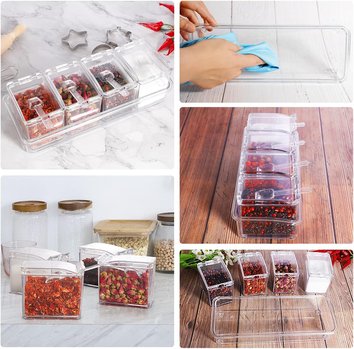 Clear Seasoning Box