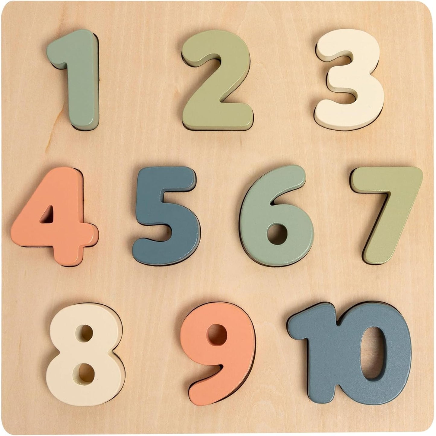 Pearhead - Wooden Puzzle Numbers