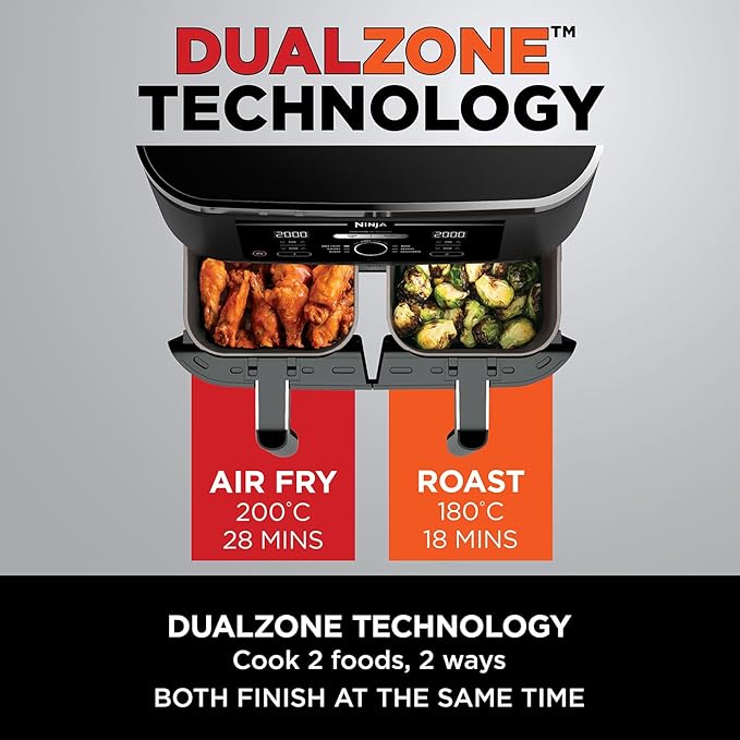 Ninja, Dual Zone Air Fryer, 7.6 L