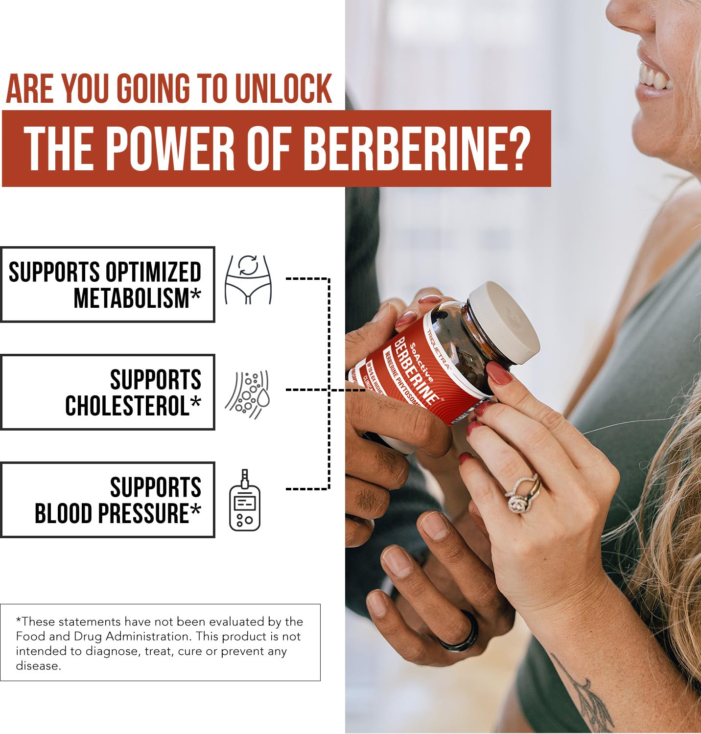 SoActive Berberine 550mg: 9.6X Higher Absorption, Clinically Studied, Optimized Phytosome | Supports Metabolism & AMPK Activation | Non-GMO, Soy-Free | Clinically Validated Dose | 60 Servings - Medaid International