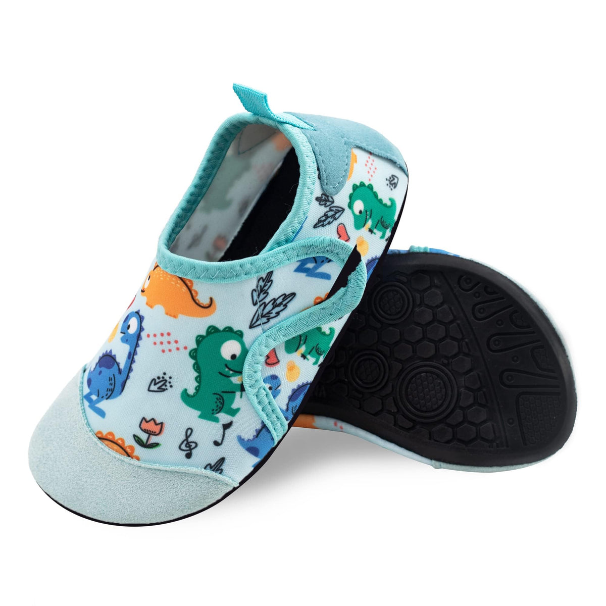 TERRIFI Kids Water Shoes: Lightweight Non-Slip Beach Pool Shoes for Boys and Girls - Breathable shoes for Children, Fast-Drying Water Shoes with 6.45inch Inner Length
