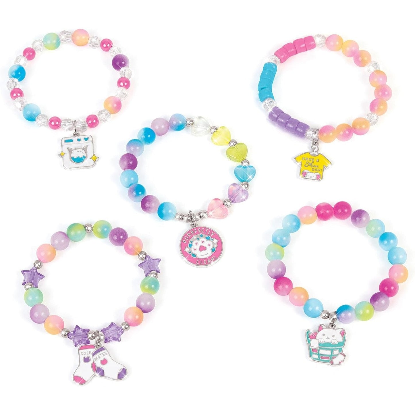 Purr-FECT Wash 'N Bead Bracelets - 141pc - Medaid International