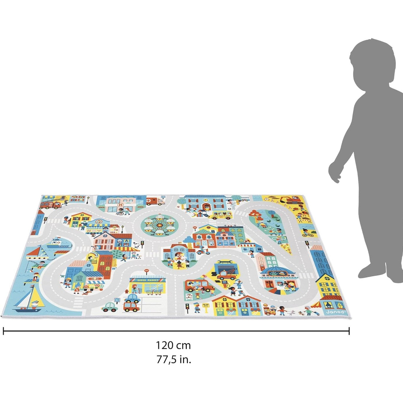 Janod - Cross Roads City Play - Mat