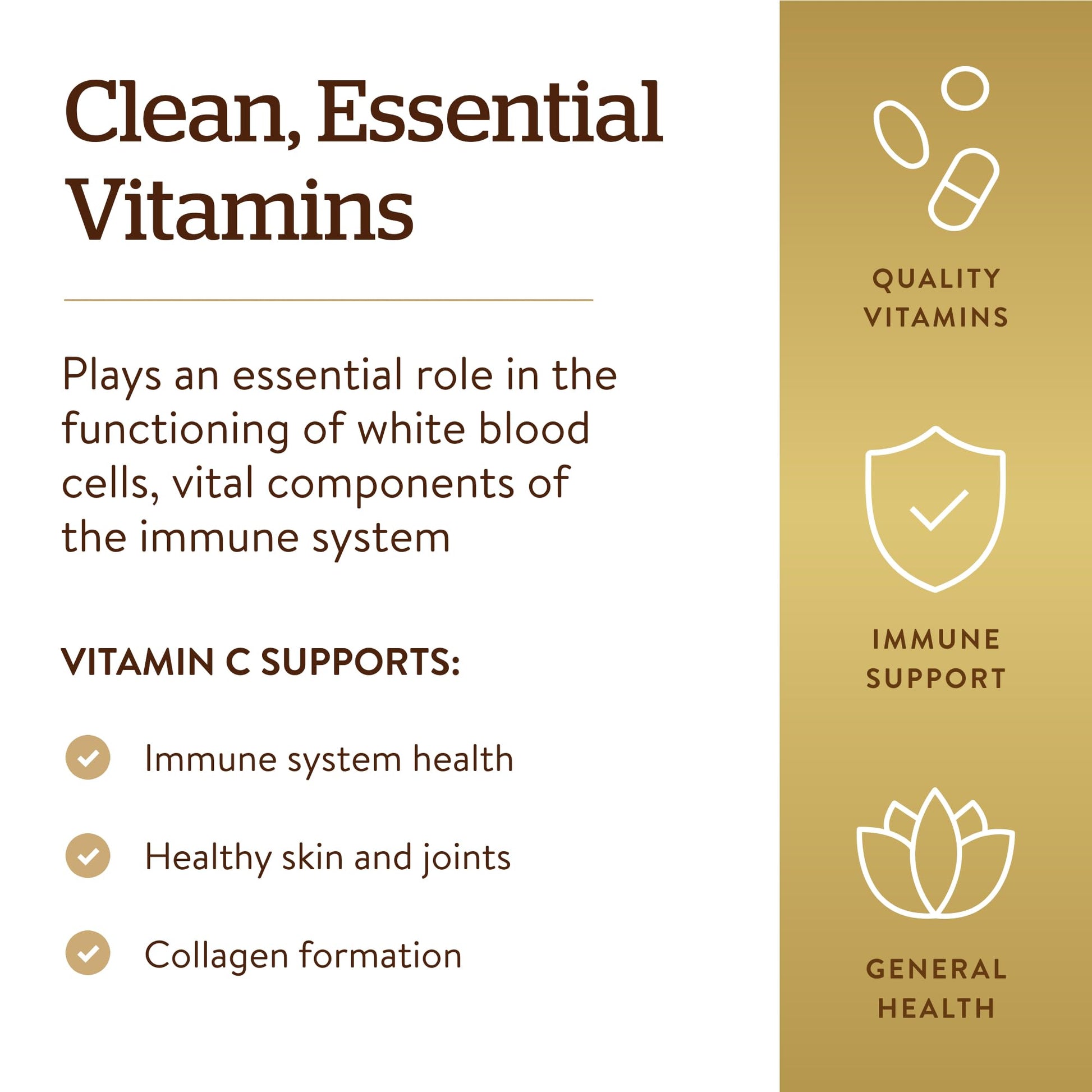 Solgar Vitamin C 1000 mg, 250 Vegetable Capsules - Antioxidant & Immune Support - Overall Health - Healthy Skin & Joints - Bioflavonoids Supplement - Non GMO, Vegan, Gluten No, Kosher - 250 Servings - Medaid International