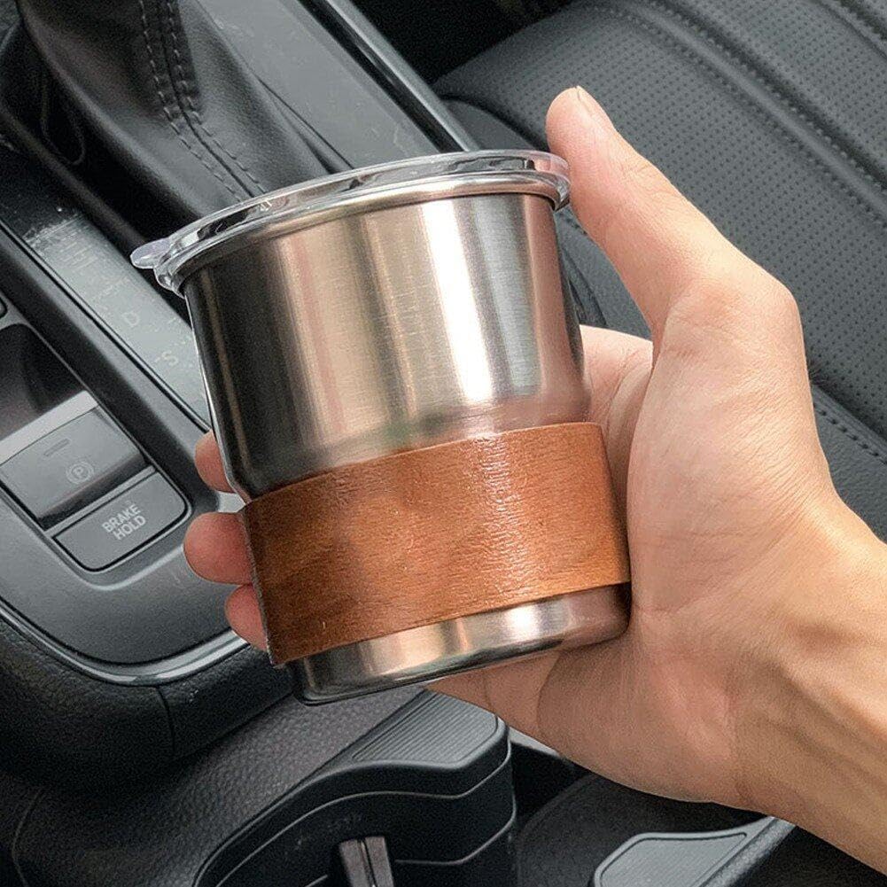 Stainless Steel Coffee Cup with Sleeves and Straw (20263c)