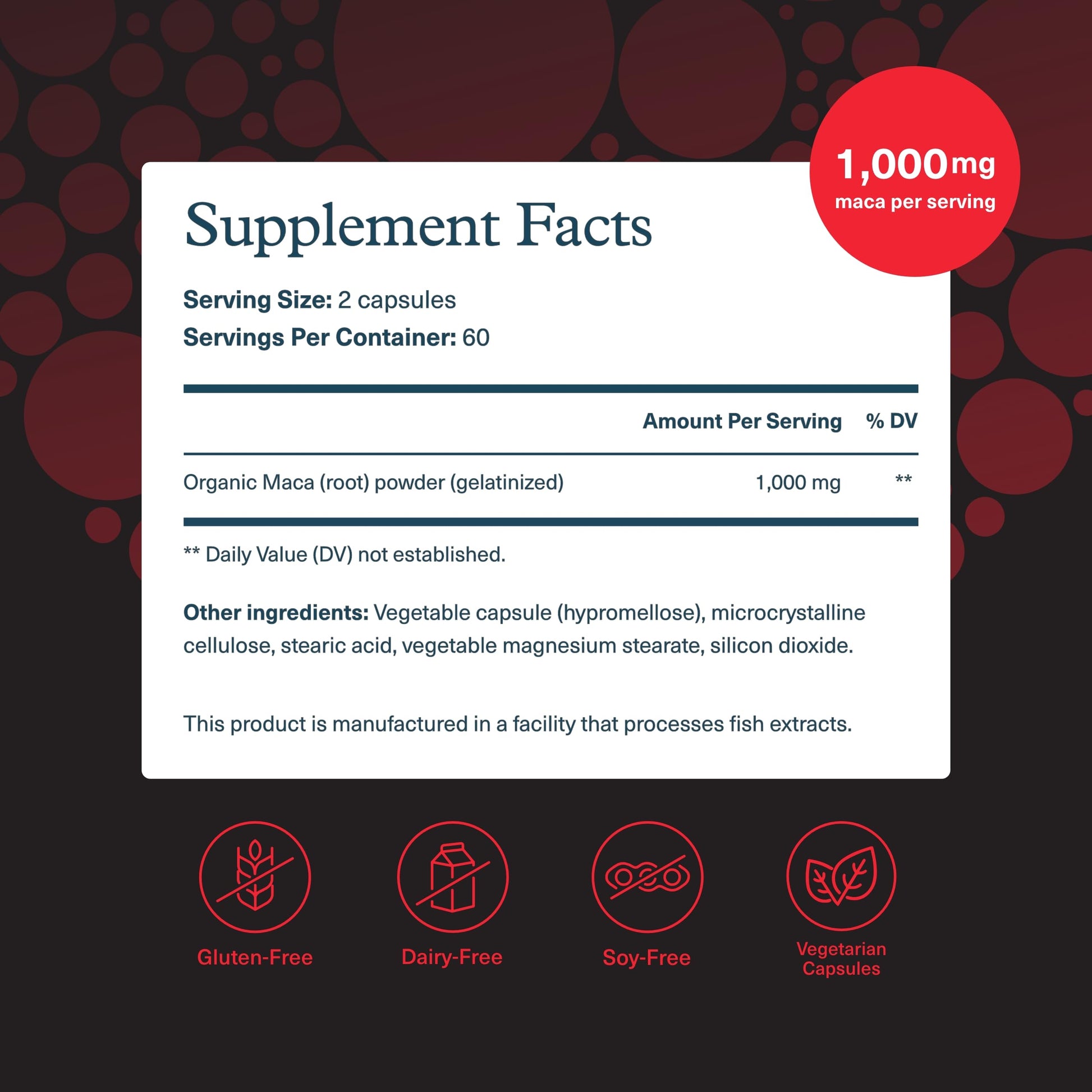 Youtheory Men's Maca - Vegan Maca Supplement for Men - Supports Energy, Stamina & Endurance* - Dairy, Soy & Gluten Free - 120 Vegetable Capsules - Medaid International