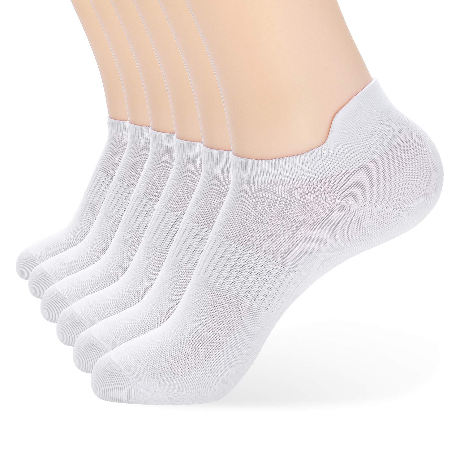 ATBITER Ankle Socks Womens and Men Thin Athletic Running Low Cut No Show Socks With Heel Tab 6/10-Pairs - Medaid International