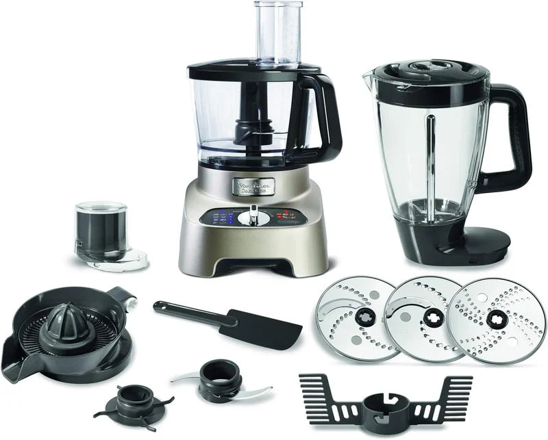 Moulinex Food Processor Double Force 3L FP824H10, 1000W, Silver