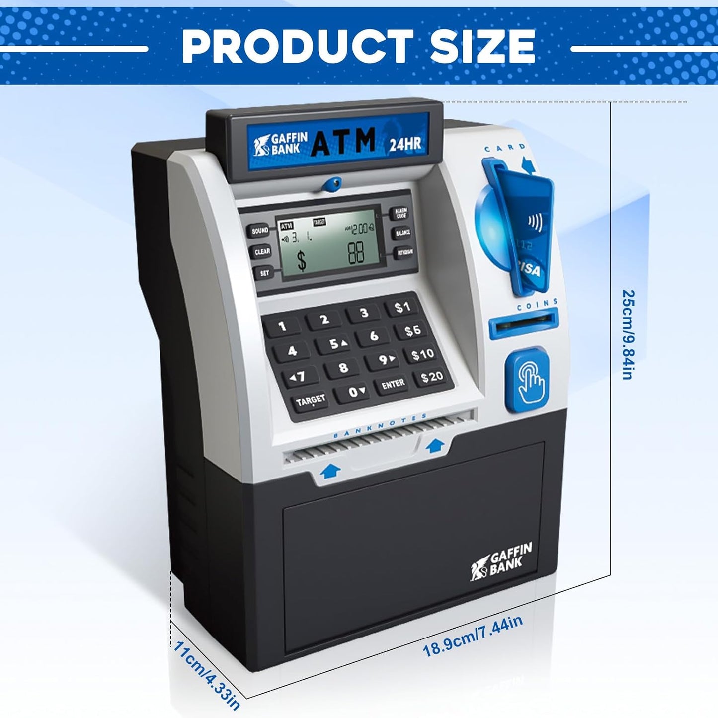 ATM Mini Automatic Money Box Money Box Coin Money Box
