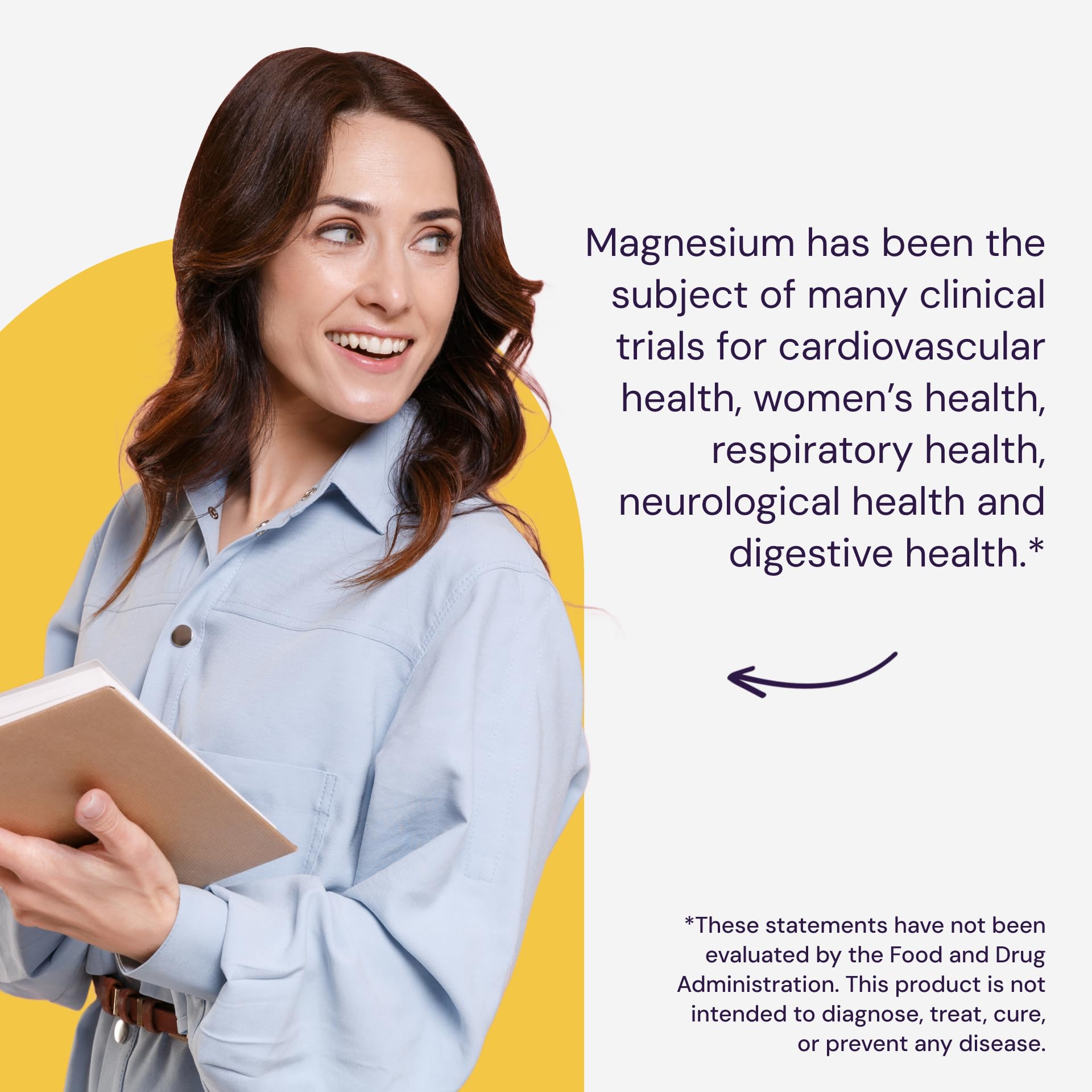 Healthy Origins Magnesium Bisglycinate Chelate (Non-GMO, Gluten Free, Cardiovascular Support, Bone Support, Neurological Support, Vegan), 120 Tablets - Medaid International